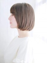 ヘアメイク ナル(hair make nalu) ショートバングの透け感ボブスタイル