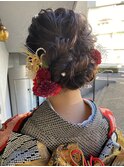 着物ヘア＊成人式 卒業式 ヘアアレンジ＊