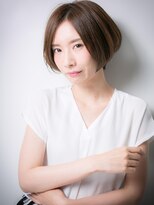 モッズヘア 上尾西口店(mod's hair)&nbsp;ブランジュxアシンメトリー前下がり大人ボブw上尾30代40代50代