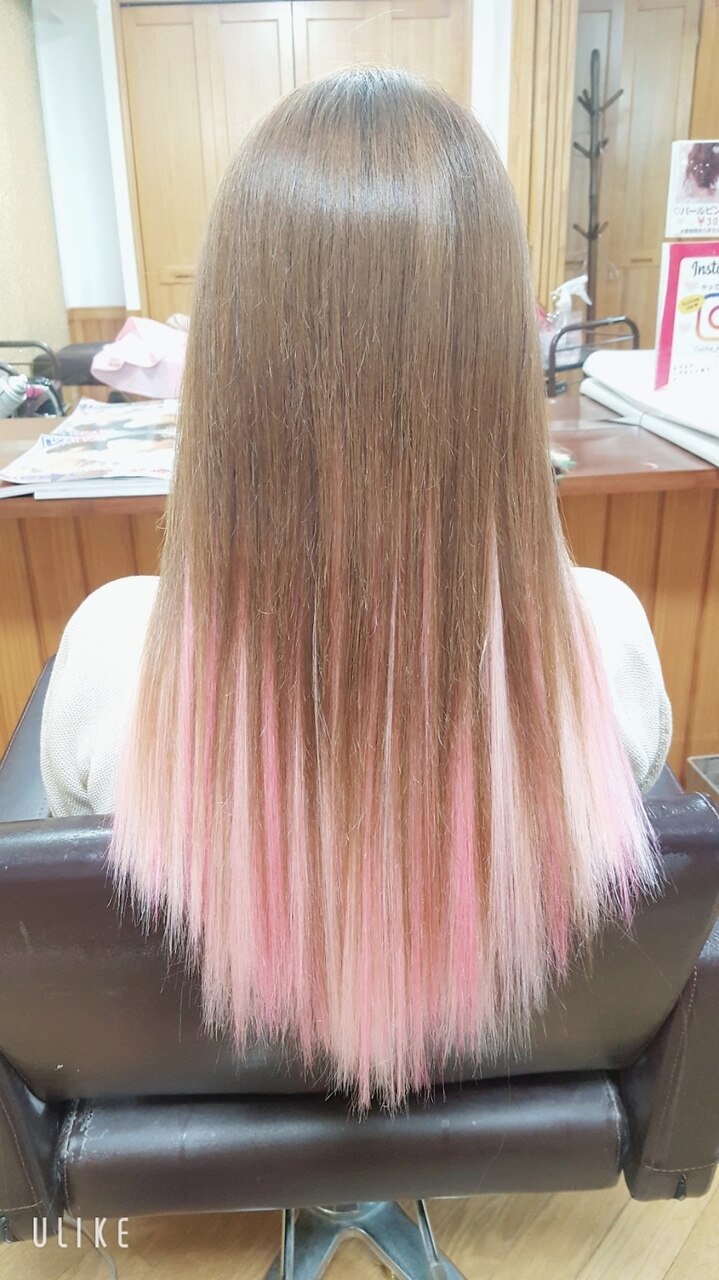 エクステ80g☆ピンクグラデーション(^-^)：L076184939