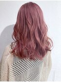 ベイビーピンク_フリンジウェーブココアブラウン_ba298503