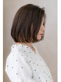 イヤリングカラーヘムライト切りっぱなしロブZ川口20代30代40代