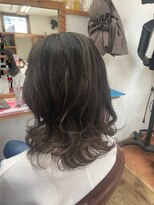 クネア(kunea)&nbsp;バリアージュグレージュ/透明感/グレージュカラー/暗髪