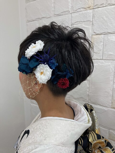 ショートヘアアレンジ