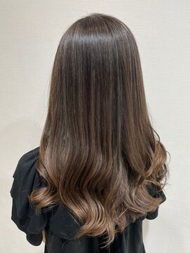 グラスヘア 石垣店(Grass Hair) 大人女子必見 ハイライト×グレーカーキ