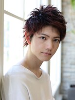 ルーツ(ROOTS) ハイライト 透明感カラー ショート ウルフ 刈り上げ 渋谷 ROOTS