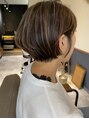 ニコリ(nicoli) 一番オーダーの多いショートヘアに合わせたベージュハイライト☆