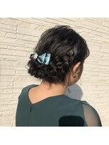 アプリティア&nbsp;【結婚式におすすめ】編み込みシニヨン　別府／大分