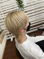 リタ(rita)&nbsp;#メンズウルフ　#韓国　#ハイトーン　#ウルフ　#ブリーチ