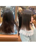 RARAトリートメントでダメージケア*姫カットスタイル