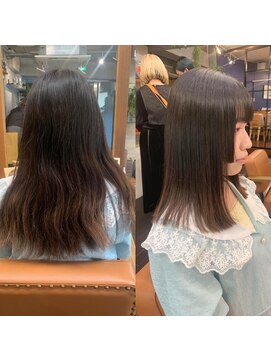 ギフトサニーサイド(gift sunny side) RARAトリートメントでダメージケア*姫カットスタイル