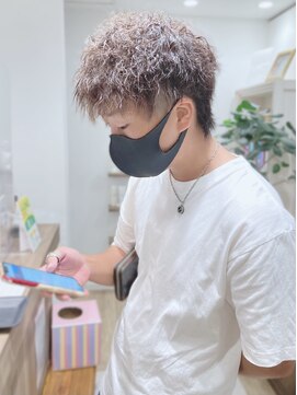 モリオフロムロンドン 松戸店(Morio from London) 【松戸 岩口】襟足ありツイストパーマショート