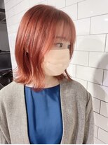 シアー(sheer)&nbsp;《sheer/大黒》＃コーラルピンク＃ダブルカラー