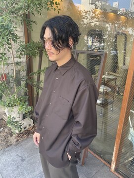 ニコアヘアデザイン(Nicoa hair design) 作り込みすぎないメンズミディアムパーマ