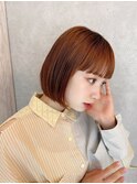 ショートボブ×チョコレートカラー【髪質改善/新宿/大人ガーリー