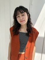 ガーランド (Garland) 外国人風くせ毛風ウェーブパーマ/くせ毛風前髪パーマ/表参道