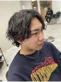 波巻きパーマツイストスパイラルパーマメンズ名駅名古屋