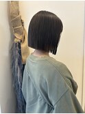 切りっぱなしボブ