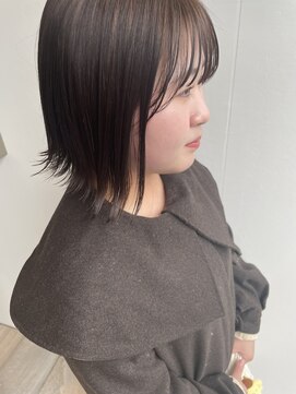 美容室 アイディー i-dee 切りっぱなしボブ