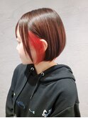 インナーカラー赤