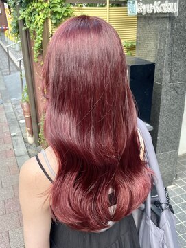 アンドバイモードケイズ (and by MODE K's) ブリーチなしダブルカラー/チェリーレッド