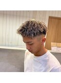 ツイスパ/メッシュ/メンズカット/ホワイトメッシュ
