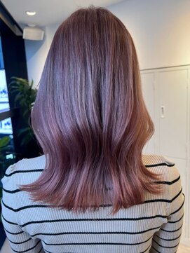 ジーナ 船橋(Zina) 髪質改善＊くびレイヤーピンクベージュ＊美髪【Zina船橋】