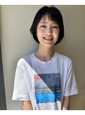 柔らかカジュアルボブ