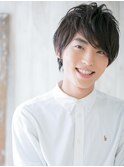 20代30代アースカラー学生ビジカジくせ毛風メンズカットY北浦和