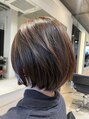 ヘア デザイン リスク(HAIR DESIGN RISK)&nbsp;ボブは後ろの丸みとまとまり感を大事にしています！
