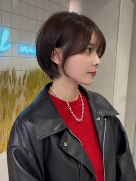ロンド マーレ 天神大名店(Lond mare) イメチェンヘアスタイル/外ハネボブ/ブルーブラック