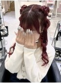 くらげハーフツイン/梅田ヘアセット