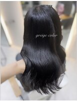 ジーナ 博多筑紫口(Zina) 暗めグレージュカラーでうる艶髪に♪YURI/博多美容室