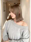ベージュカラーでつくる垢抜けヘア