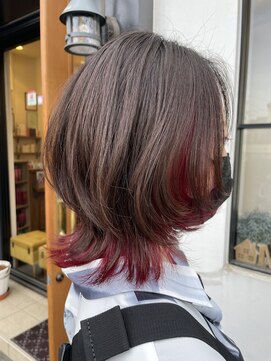 ノットドットビー(KNOT.B) ウルフ　ネオウルフ　インナーカラー