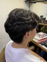 カミケン 方木田店(kamiken.)&nbsp;メンズ時短スタイリング/フェザーパーマ【カミケン方木田/福島】