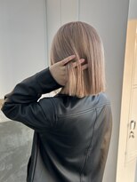 ノートエートル 西金沢(Nought etre)&nbsp;ハイトーンカラー/ボブスタイル/透明感カラー/ケアブリーチ