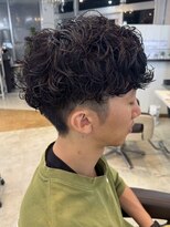 ガーデン 西川田店(garden) 宇都宮メンズ波巻きスパイラルパーマ波巻きパーマセンターパート