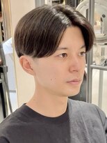 カインド 南青山(hair&make up KIND)&nbsp;センターパート　ニュアンスパーマフェザーパーマ　ツーブロック