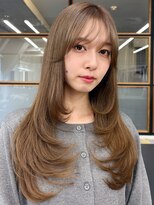 ソア 渋谷(soar)&nbsp;大人可愛い◎透明感レイヤーカット×ベージュカラー