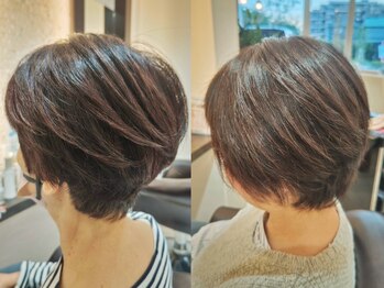 アンダウ(ANDEW)の写真/髪質を見極めたカットで、あなたに似合うショートスタイルをご提案♪再現性も高く、スタイリングも楽に◎