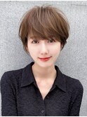 ショートヘア/分け目なし/イメチェン/30代40代50代60代/表参道