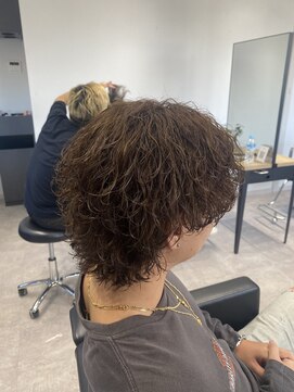 ブースト(BOOST) サーフカール　茶髪