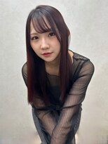 スール(seul) 髪質改善ストレート×艶髪レッドカラー
