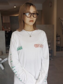 キールーム 伊丹西台店(Kir'oom) ［トップスタイリスト:香川］ペールベージュ/外ハネボブ