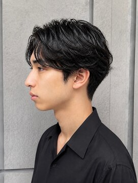 トリッカ 銀座(tricca) フェザーパーマ/ニュアンスパーマ/メンズカット/メンズパーマ