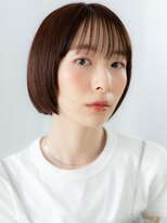 ドクターズ サロン ラブ(Dr's Salon LAB)&nbsp;シアーバング髪質改善暖色系カラー丸みボブg古河20代30代40代