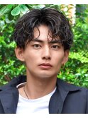 シャドウパーマフェザーパーマアクティブショートツーブロック