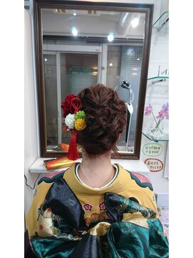 ヘアーサロンウェスト(Hair Salon West) 和装 アップヘアセット