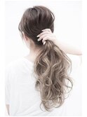 デザインカラー/厚めバング/ローライト/スリークボブ